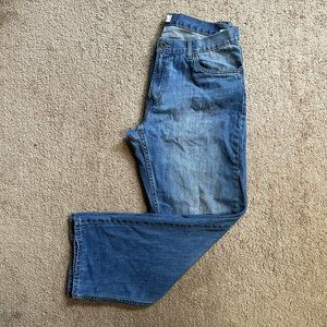 Levi's 514 Jeans Women's 18 Husky 36x29 Slim Straight Leg Blue Light Wash Denim